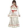 FIESTAS GUIRCA | Costume Devil Doll Bambini (7-9 anni) - Vestito per Bambine - Costume da Bambola Diabolica e Demone per Halloween, Carnevale e Feste - Ideale per Ragazze - Bianco e Rosso