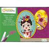 Avenue Mandarine KC068C- Scatola creativa quadri a cui aggiungere le pailletes - Hobby Creativi bambini - 3 quadri prestampati 21x15 cm + 4 Tubetti di Paillettes + 1 pennello - A Partire dai 6 Anni