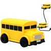Generico Auto induttiva - Segui Auto induttiva | Mini veicolo di ingegneria, macchinine, linea nera con pennarello Sensore di pensiero logico giocattolo con sensore ottico, creazione
