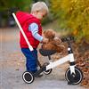 HUOLE triciclo con asta di spinta Bicicletta per bambini a partire da 1 anno 3 in 1 - - Ruota per bambini a partire da 1 anno - Bici per bambini - Triciclo con asta di spinta-3 in 1 (bianco)