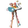 Genérico Sensory Toys - Pull String Infant Teething Toy with Simple Buttons, Sliding Balls Travel Activity Center, Safe Soft Glue ABS Materials - For Car Seat Stroller Journeys