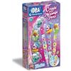 Clementoni Idea - Create Your Message Pens Foodies, Kit Creativo Bambini 6+ Anni, Penne Personalizzabili con Messaggi e Personaggi Foodies, 18399