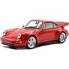 Solido Porsche 964 RS 3.8 (1994) - Classico compatto novanta, ala posteriore fissa, autentica silhouette 911, modello Diecast, rosso, 1:43