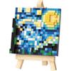 NOOLY Mini Blocchi da Costruzione per Bambini per La Decorazione della Casa e Dell'Ufficio WKLJM-03 (La Notte Stellata)