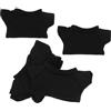 EPIGEIST Magliette Mini Orso Nero per Peluche, Set da 6 Pezzi, Vestiti Carini di Peluche Morbido Imbottito, Accessori per Mini Orsacchiotti, Abbigliamento per Bambole da Collezione e Uso