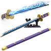 Tarcury Set di Costruzione Spada Cosplay Anime Zoro, Modello Katana Samurai da 98.5cm con Fodero e Supporto, Regalo da Collezione Ideale per Fan e Adulti (936 Pezzi)