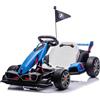 Mondial Toys Go Kart Elettrico per Bambini 24V con Licenza Ufficiale BMW Sedile Regolabile 2 Motori 200W Drift Kart 6-12 Anni Luci LED 2 Velocità Modalità Drift (Blu)