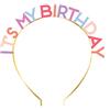 Amycute Cerchietto Compleanno Bambini, ITS My Birthday Cerchietti per Capelli Buon Compleanno, Arcobaleno Cerchietto Decorazioni per Festa di Compleanno Ragazza