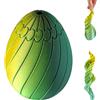 Generico Uovos Fidget Twisty, Giocattoli Fidget Uovos Scivoloso Stampati In 3D, Rotanti Divertenti Antistress Uova Di Pasqua Giocattolo, Uova Spirales Giocattoli Pasquali Puzzle Giocattolo, Per Bambini Adulti