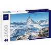 Lais Puzzle Puzzle di Lais Alpi svizzere Le Montagne di Neve del Cervino alla Stazione ferroviaria di Gornergrat, Zermatt, Svizzera 2000 Pezzi