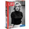 Clementoni Life Magazine Adulti 1000 Pezzi, Bianco e Nero, Vintage, fotografie Famose, Foto iconiche-Made in Italy, Puzzle, Multicolore, 39632