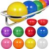 LALADEFIEE Palline Apribili da Estrazione 25 Pezzi, Plastica 4cm per Giochi | Confezione da 25, Struttura Vuota in Plastica, Superficie Liscia e Colori Vivaci, per Lotterie e Attività Colore Casuale