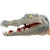Generico Dinosaur Hand Puppet - T Rex Hand Puppet | Puppetti a mano a forma di dinosauro realistici per bambini, marionette in gomma flessibile, gomma morbida T rex drago giocattoli per bambini (C)