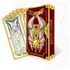 Tebeu88 Set di 59 carte Captor Sakura Clow Cards Kinomoto SAKURA Magic Book Set/set completo classico regalo/compleanno, regalo per ragazza (rosso)