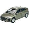 Generisch Welly Modello Auto Compatibile con 2016 Hyundai Ioniq Marrone 1/34-1/39 Metal Model Auto The Cast Nuovo in Scatola 43720