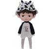 Oueneifs Niuniu - Set completo di bambole BJD da 1/6 - Squisita bambola con snodatura a sfera con espressione imbronciata, giocattoli per bambini dai 15 anni in su