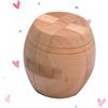 Toddmomy Legno Puzzle Intelligente Rompicapo Botte Design Rompicapo Educativo Per Ragazzo Puzzle Legno Resistente