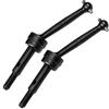 GPM Harden Steel #45 Rear CVD Shaft for 1/10 Traxxas GT 4-Tec 2.0 83056-4/4-Tec 3.0 93054-4 - 1Pr Set Black
