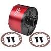 GPM Medium Carbon Steel+Aluminium 7075-T6 Front Or Rear Diff Case for Arrma 1:5 KRATON 8S BLX/Outcast 8S BLX/KRATON EXB Roller/Outcast EXB Roller Upgrades - Red