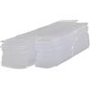 Fonowx 50x Custodia Protettiva in PVC Trasparente con Scatola Protettiva per Auto Giocattolo Modello 1/64