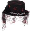 Baluue Cappello Halloween Top Hat Nero con Elegante e Confortevole per Costume e Cosplay