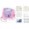 F Fityle DIY Sticker Maker Cartoon Puzzle Macchina per Adesivi 3D Creativa Fatta a Mano per Ragazze e Ragazzi