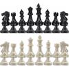 Tokaneit 32 Scacchi Standard Internazionali Sostituzione, Degli Scacchi Ricambio, Gioco di Pieces Internazionale Portatile in Plastica Set Completo di Pieces, Puzzle e Giochi Casuali