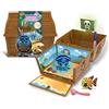 CRAYOLA - Washimals Ocean Glow Pets - Set Scrigno del Tesoro, per Colorare e Fare Il Bagnetto ai Cuccioli, Gioco e Regalo per Bambini, da 3 Anni, 74-7510