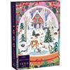 Elena Essex Puzzle Natale - Palla di neve, puzzle natalizio 1000 pezzi, puzzle 1000 pezzi, dimensioni puzzle 70 x 50 cm