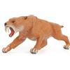 Takingup Figurina di tigre, giocattolo realistico di tigre con denti a sciabola per bambini, figura preistorica, statua di giocattolo educativo per l'apprendimento