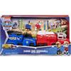 Spin Master MenUDIKOS - Paw Patrol - Camion di Chase e Marshall - Veicolo su larga scala con figure d'azione inedite di Chase e Marshall - Deluxe Trucks +22 cm - A partire da 3 anni