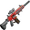 Funthy Pistola Giocattolo M416 Shell Ejection Soft Bullet Gun - EVA Soft Sniper Rifle, Blaster Weapon Toys per Giardino, Regalo di Compleanno per Ragazzi Ragazze Adolescenti - Rosso