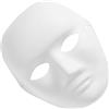 ibasenice Maschera Cartapesta da Dipingere per Adulti e Maschera Ergonomica Flessibile per Costume e Mascherata DIY Accessorio Educativo per Halloween e