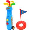 Toyvian Set Colore Casuale per Ragazzi e Ragazze di Giocattoli Golf in Plastica Portatile e Leggero e Regali di Compleanno per Bambini , per Giochi Indoor