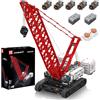 Mould King 17046 High-tech Gru cingolata MOC Camion con 5 Motori, APP Tecnologia Telecomando 16000 Griglia Boom Crawler Crane Costruzione Morsetto Blocchi Kit di 4494 Parti
