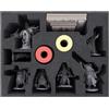 Feldherr FSMECU075BO Vassoio in Schiuma da 75 mm con 10 Scomparti Compatibile con Rising Sun - Grandi Miniature