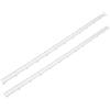 SZLIFE 2 Pezzi Modelli di Recinzione Ringhiera per Treni Modello Bianco Autoassemblaggio Barriera Mini Guardrail Decorazione paesaggistica per allestimenti, Scala 1:50