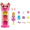 Polly Pocket Polly - Set da Gioco per Armadio con Bambola Bella e 10 Accessori alla Moda, a Tema Gatto