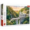 Trefl - Santuario di Las Lajas, Colombia - Puzzle 1000 elementi - Basilica cColombiana, Sud America, Puzzle fai da te, Intrattenimento Creativo, Divertimento, Puzzle Classico per Adulti e Bambini