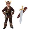 I LOVE FANCY DRESS LTD Dragon Trainer - Piccolo - Costume vichingo, cintura e spada + fodero, perfetto per la giornata mondiale del libro scolastico e altri eventi in maschera