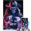 AITEXI puzzle 1000 pezzi per adulti Furia dei pirati Aiuta il cervello ad allenare i giocattoli che creano dipendenza per coltivare la pazienza decorazione murale 52x38cm