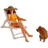 harayaa 2 Pezzi in 1:64 per Vacanze, Omini in Miniatura, Diorama, Oggetti di Scena per Fotografia, Progetti Fai da Te, Miniature Colorate Dipinte di Persone