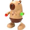 Generico Capibara Ballerino Giocattolo - Si Muove Sinistra & Destra Con Musica, Animale Cantante Interattivo, LED Lampeggianti, ABS Resistente - per Regalo Compleanno Bambini