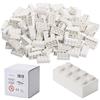 Katara 120 Mattoni da Costruzione 4x2, Compatibile con Tutti Gli Altri produttori, Disponibile in Molti Colori - Bianco