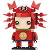 Sherwood Store Minifigure segni zodiacali - Brick Doolz with big head - compatibili mattoncini come Sluban, Wange, Cogo e principali marche da 73 pz… (WG040)