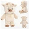 Generico Peluche di muccas delle Highlands che corre, 45 cm Adorabile muccas Pelosa Che Corre Peluche, graziosis peluches di bovini delle Highlands, morbidi cuscini a forma di animale per divano, auto(A)