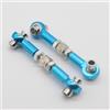 DAIHAOEE 2 Pezzi for HSP 102017 122017 Lega di Alluminio Anteriore/Posteriore Collegamenti Sonic Servi Link 02012 (10391) 1/10 Parti di aggiornamento for 94122 94123(Blauw)