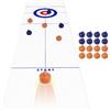Generic Gioco di curling da tavolo - Gioco di curling per interni, Gioco da tavolo di curling da tavolo per interni gioco da tavolo shuffleboard gioco da tavolo multifunzionale Gioco sportivo per fa