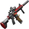 Funthy Pistola giocattolo realizzata in nylon, pistola ad acqua schiuma elettronica automatica, M416 fucile da cecchino, pistola ad aria compressa con silenziatore, regali per bambini e uomo