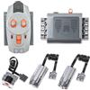Ylutex Kit motore 5 in 1 compatibile con Lego, il kit motorizzato Technic include: scatola batteria con funzione di alimentazione, motore elettrico, telecomando Technic, ricevitore